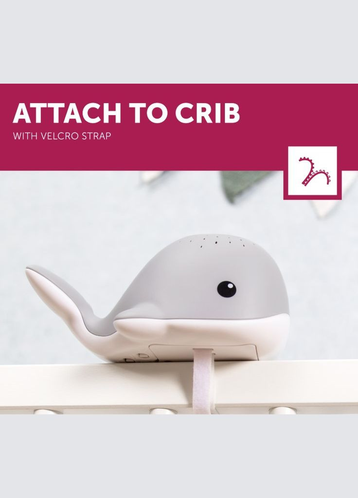 Музыкальный ночник-проектор Wally Кит розовый () Zazu ZA-WALLY-03 (328400251)