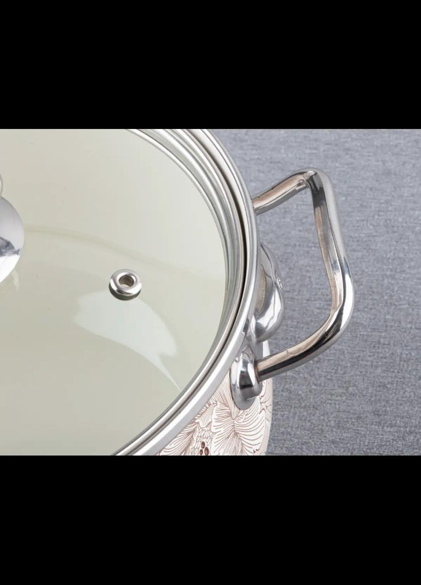 Каструля Срібні етюди Premium GTT-120-SE 20 см, 4,0 л (117682) Gusto (302975772)