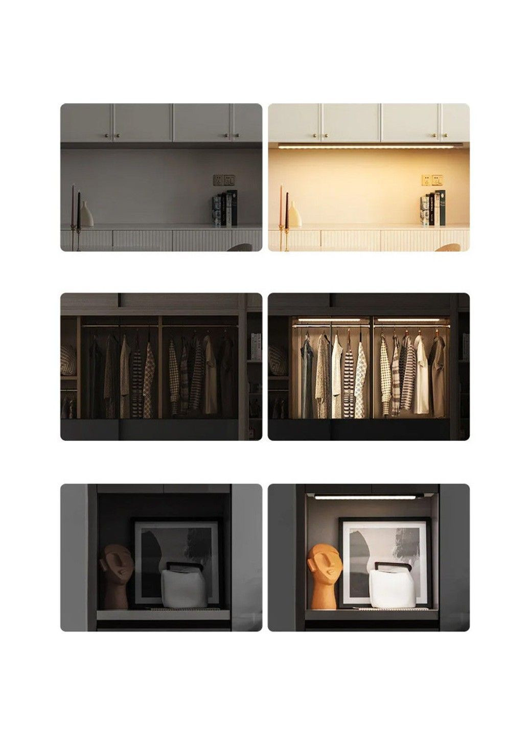 Сенсорний світильник LED з датчиком руху MZ-L1803 (35*11,5*200mm) Epik (305589178)