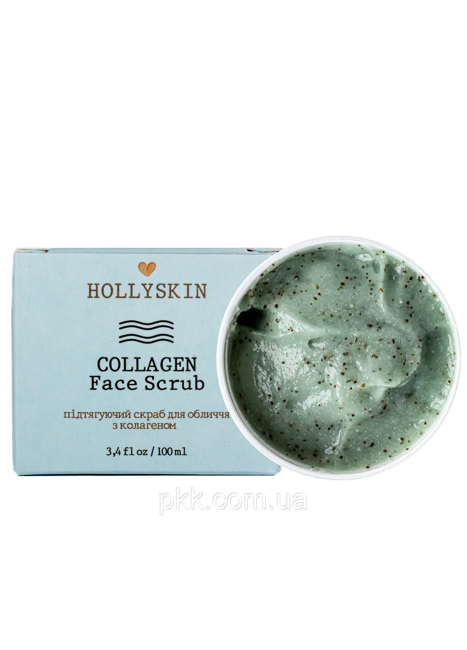 Скраб для обличчя Collagen Face Scrub з колагеном 100 мл 0211h Hollyskin (311538234)