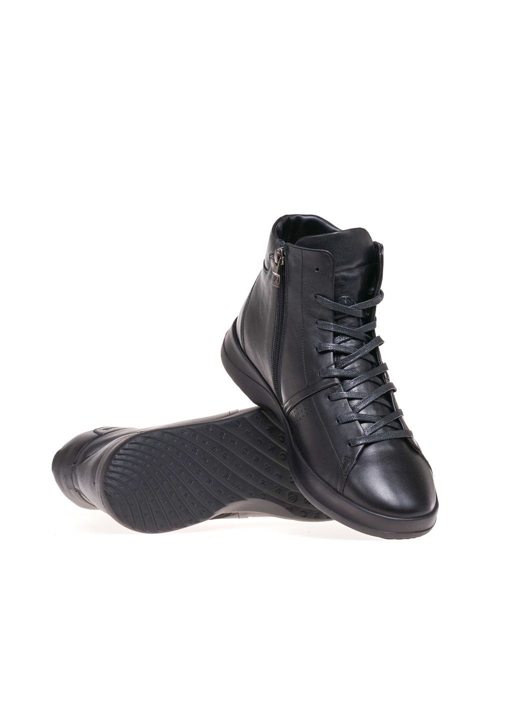 Черные зимние ботинки комфорт 1957-1s-ow/black/lico Ikos