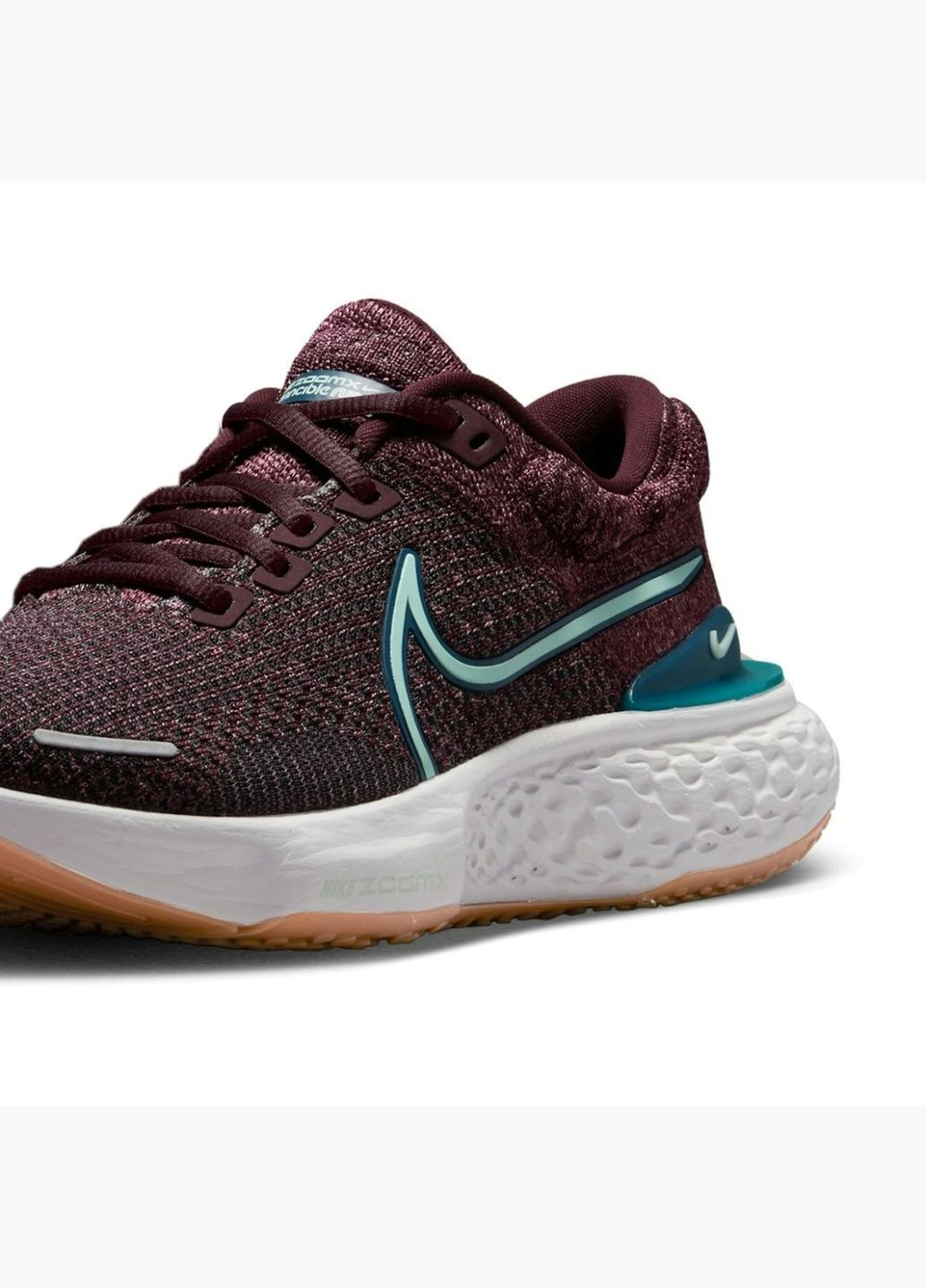 Кроссовки женские Zoomx Invincible Run Flyknit 2 Bordo DC9993-601 Nike бордовые (333651561)