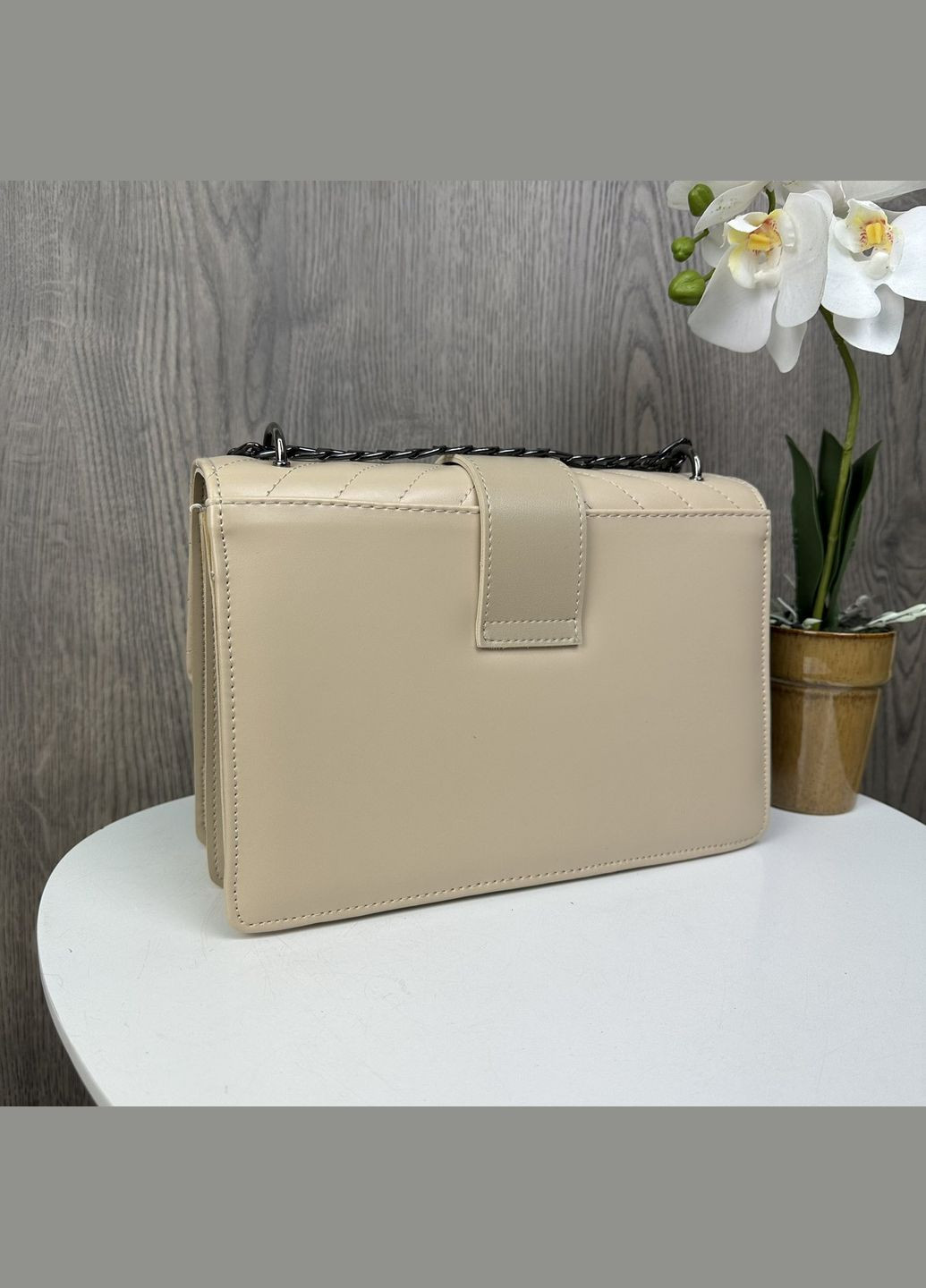 Жіноча сумочка клатч Молочний (1198ДКм) No Brand сумка (341085576)