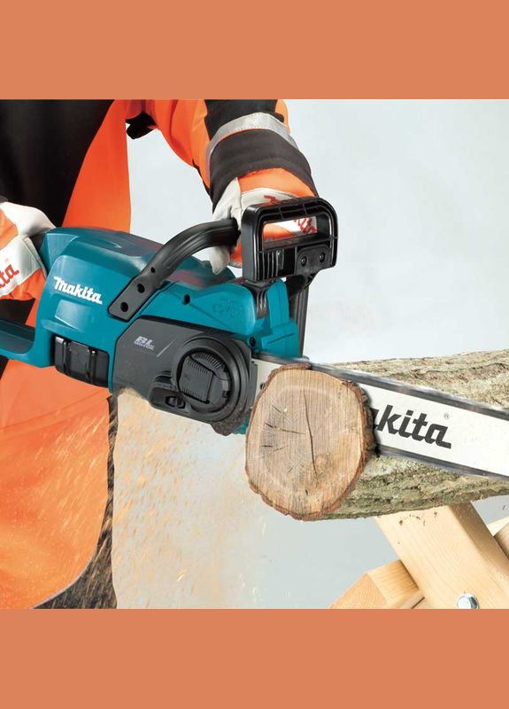 Аккумуляторная цепная пила DUC357RT LXT (18 В, 350 мм, 5 Ач) + АКБ и зарядное устройство DC18RC (30926) Makita (295042970)