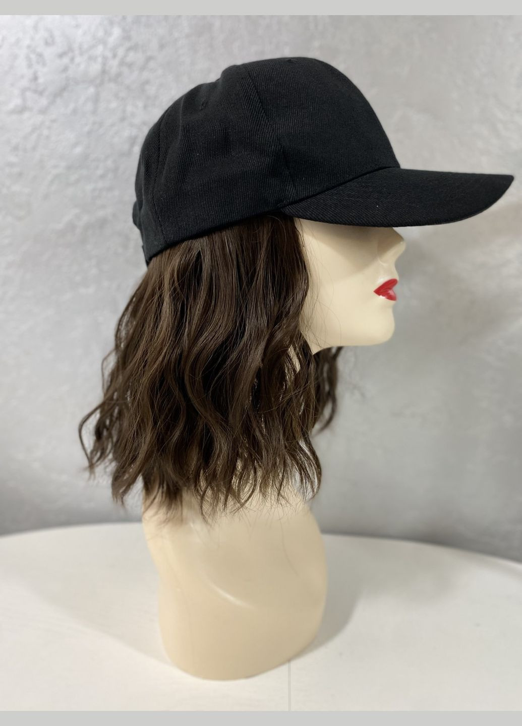 Кепка з хвилястим волоссям каре русявий колір волосся No Brand (314517355)