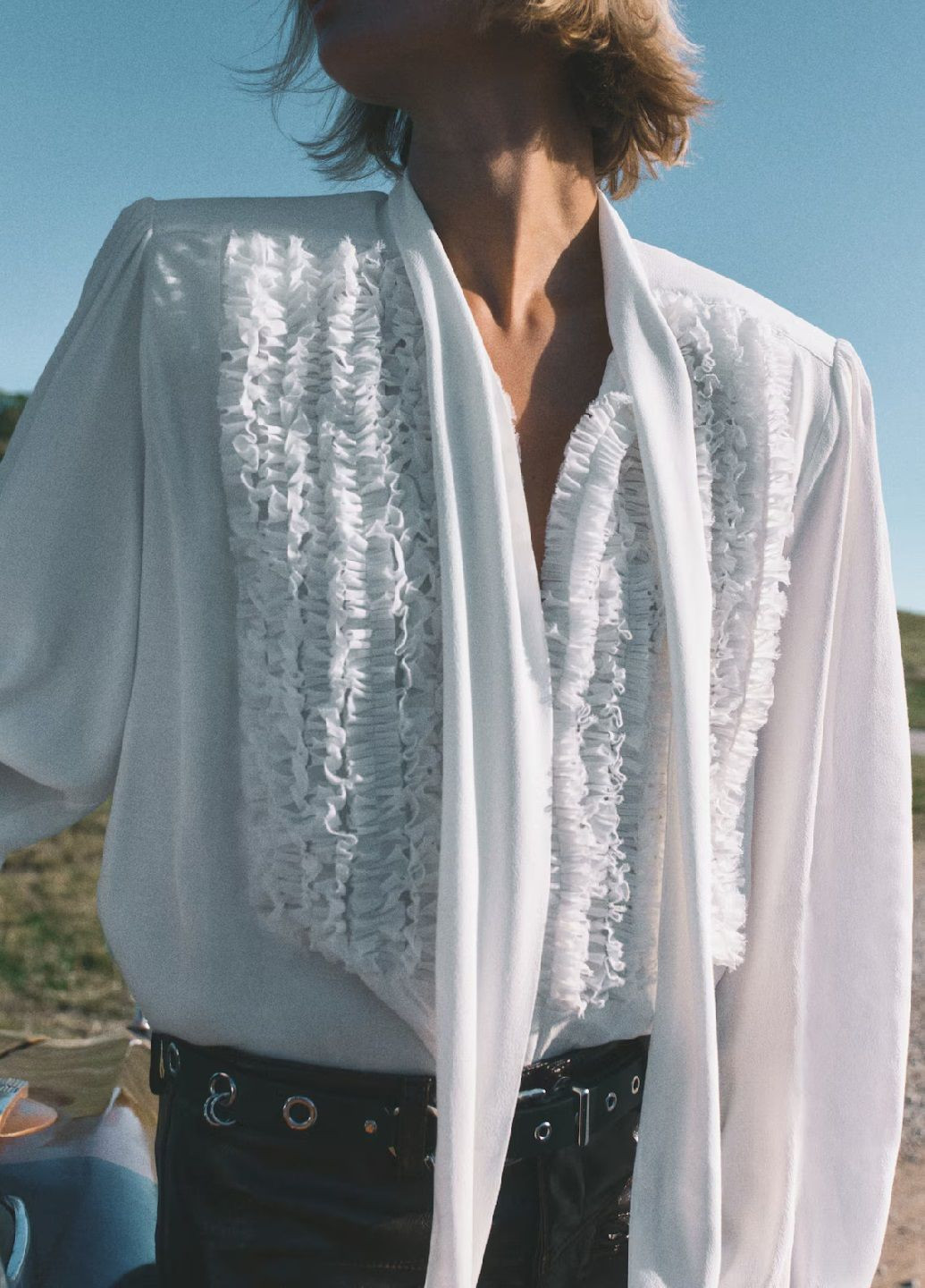 Белая блузка H&M