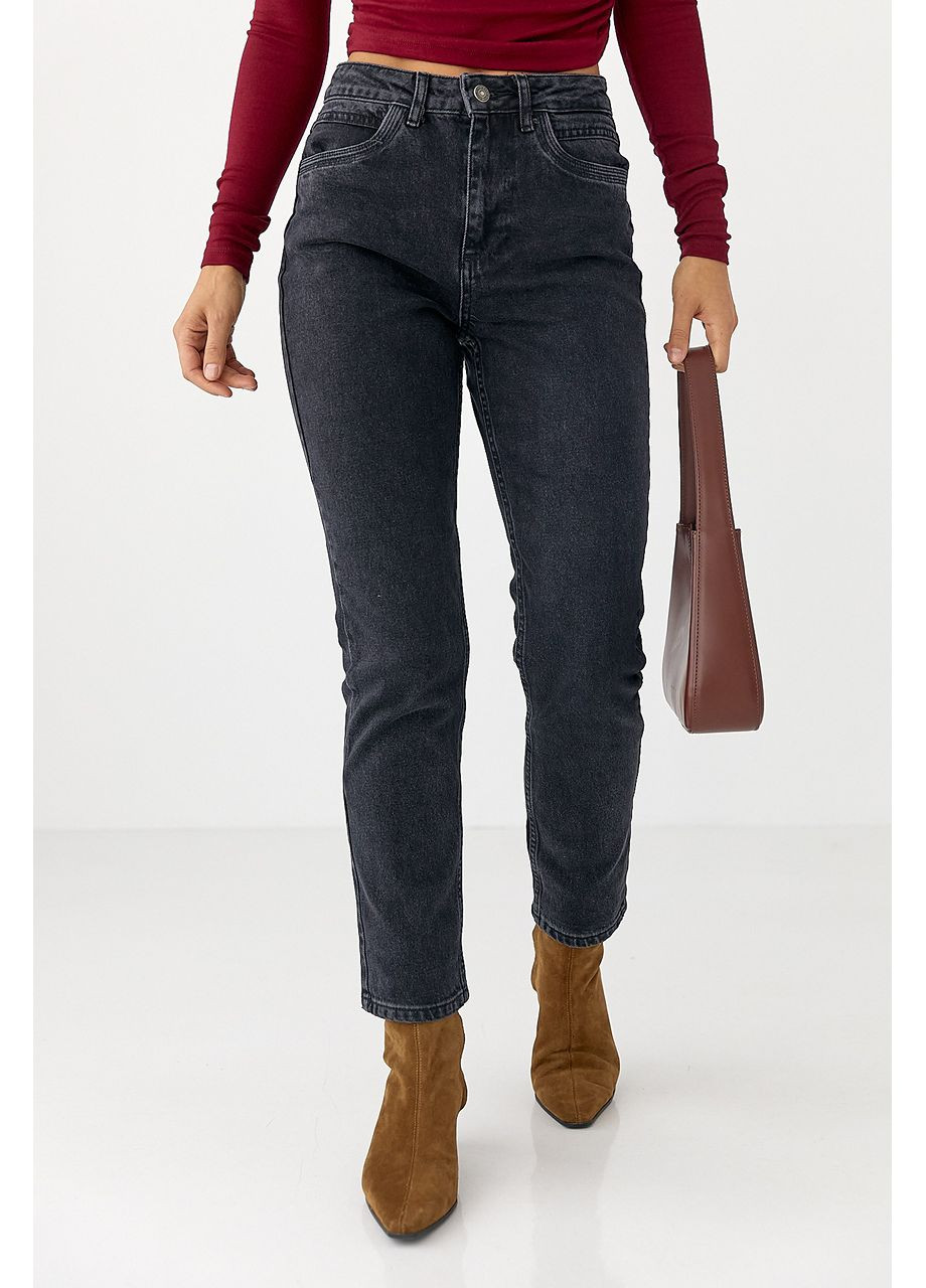 Женские джинсы Mom Fit Lurex - (362115976)