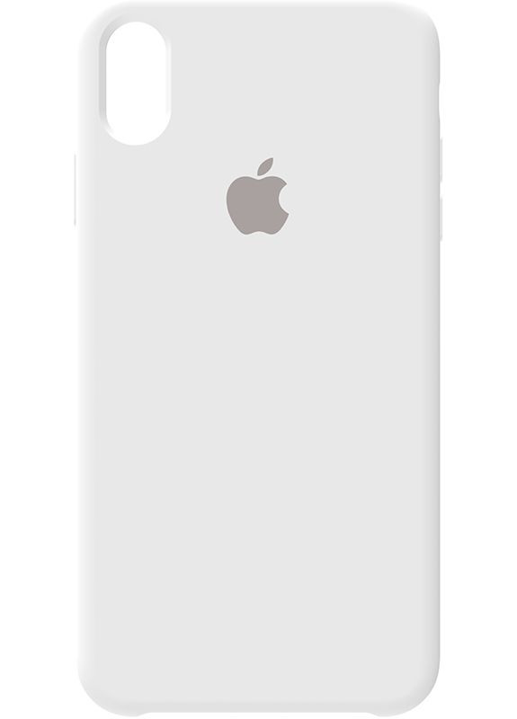 Чехолнакладка Silicone Case Apple iPhone XS Max White Toto (301836410)