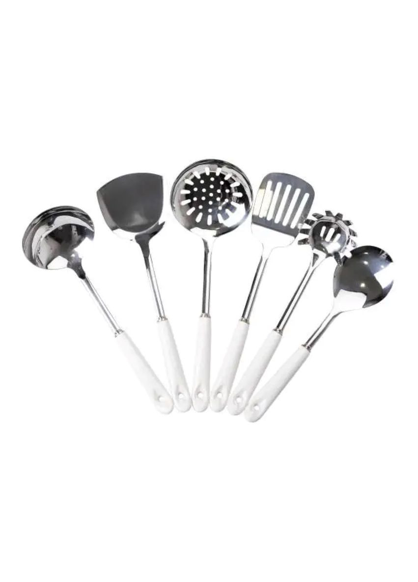 Набор кухонных принадлежностей на подставке 7 предметов кухонные аксессуары на подставке с серебристым HP-20-70 Yiwu (353504146)