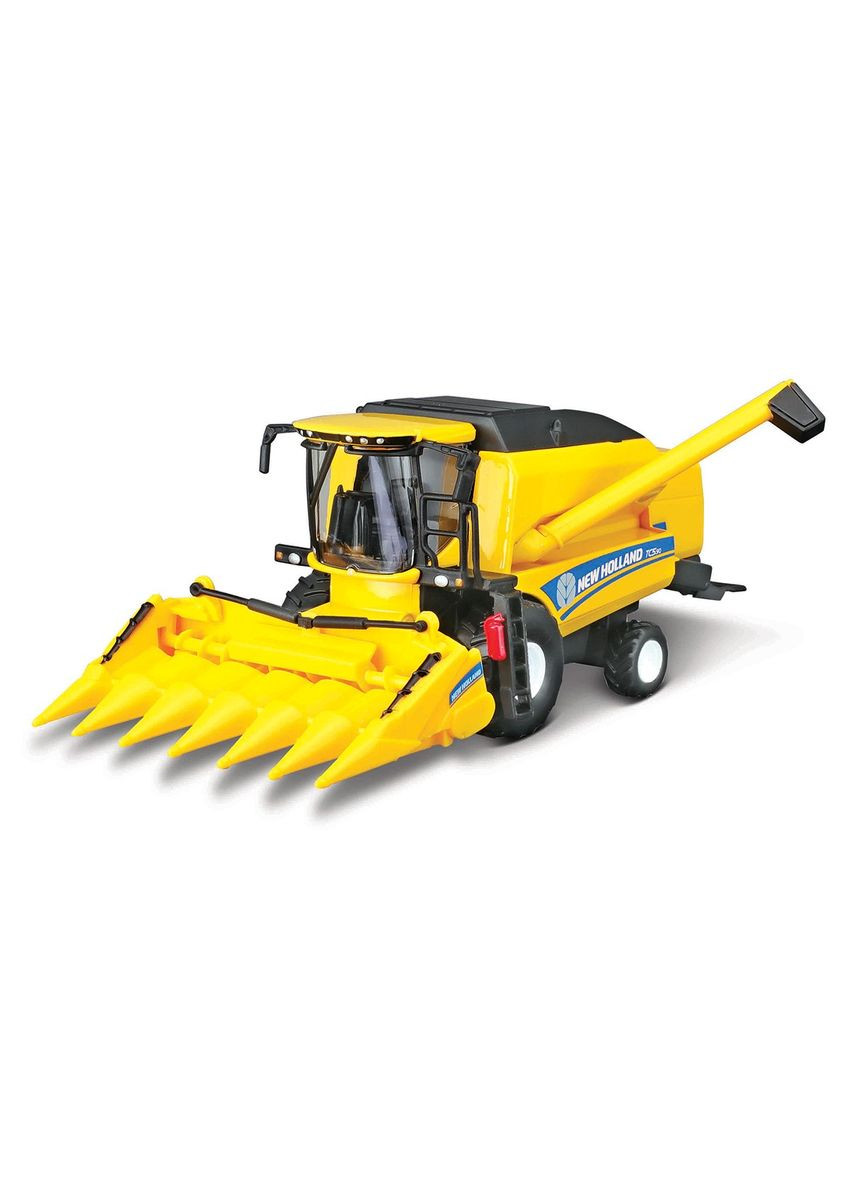 Автомодель ЗЕРНОСБОРНЫЙ КОМБАЙН NEW HOLLAND TC5.90 (с кукурузной жаткой) Bburago (315153334)