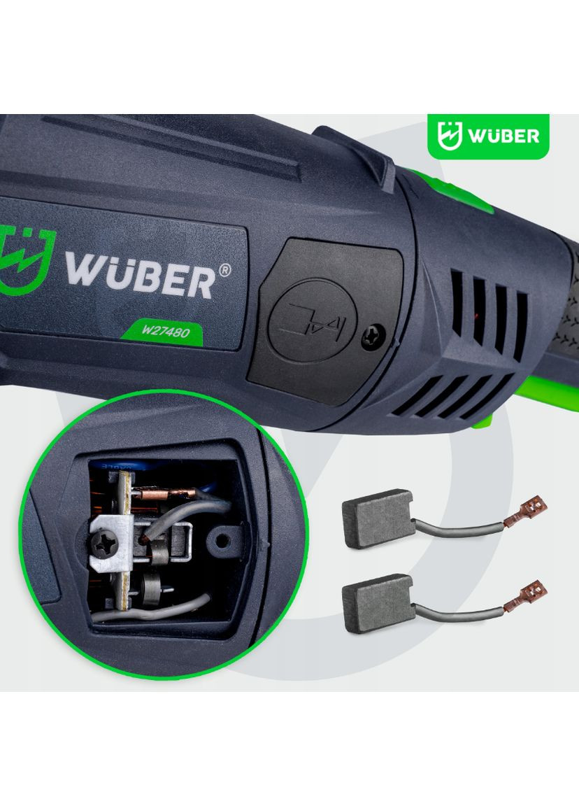 Болгарка (угловая шлифмашина) 2400Вт 230мм Wuber (340072986)