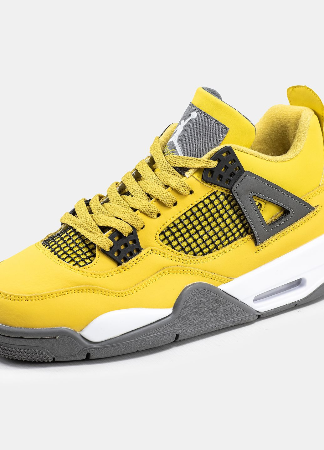Кроссовки женские и мужские Nike Air Jordan 4 Retro SE yellow | Найк Аир Джордан 4 желтые No Brand жёлтые всесезоны (315006218)