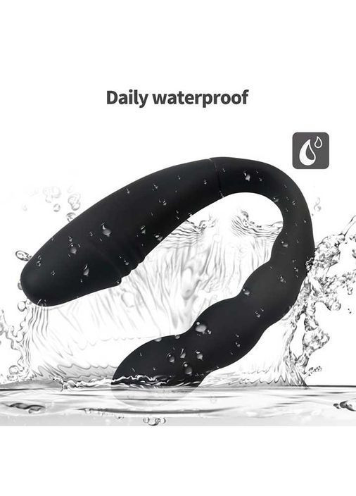 Двойной анально-вагинальный вибратор Magic Helios Remote из ДК - Черный - Вибраторы No Brand (366891899)