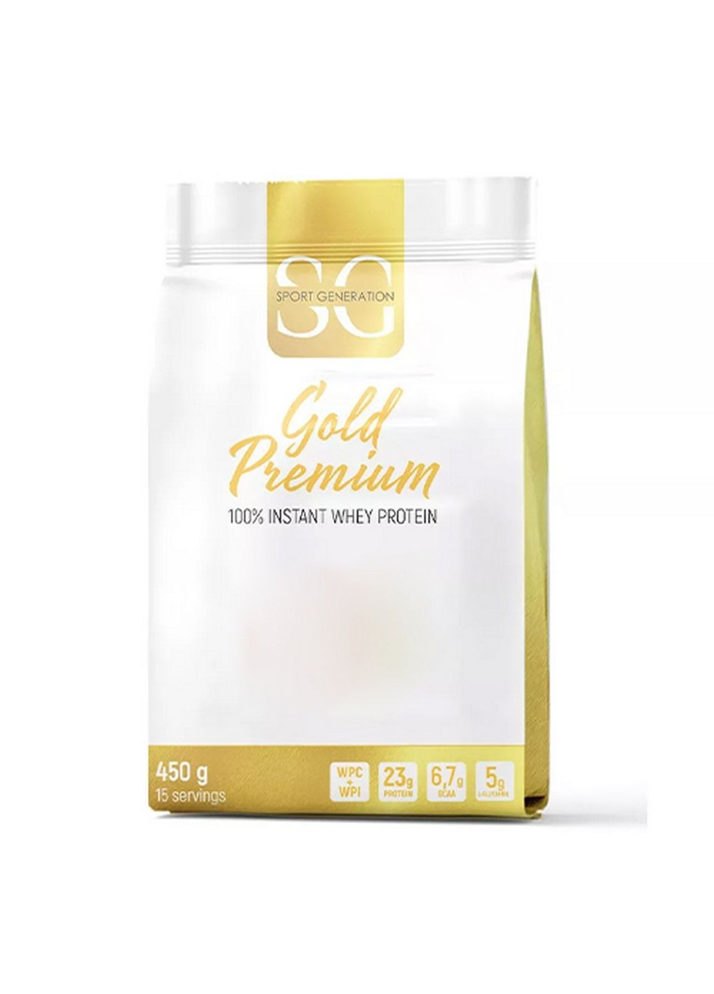 Протеїн Gold Premium 100% Instant Whey Protein, 450 грам Солона карамель Sport Generation (293483496)