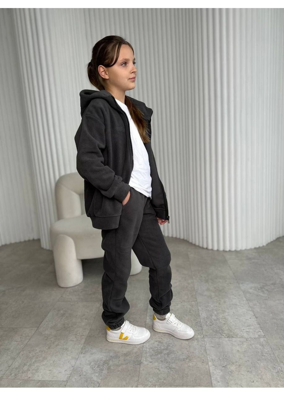 Флисовый детский костюм на змейке No Brand (369626721)