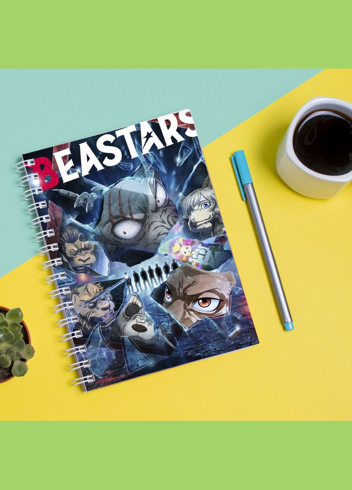 Скетчбук Sketchbook (блокнот) для малювання з принтом Видатні звірі - Beastars Кавун блокнот для малювання (316132845)