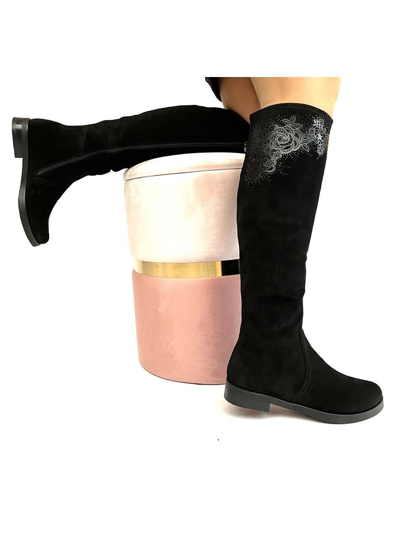 Високі чоботи з натуральної замші. Angels (360648425)