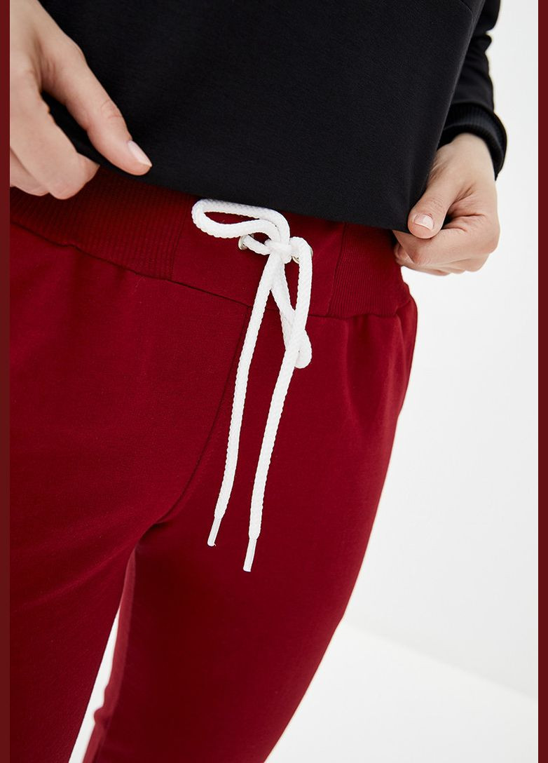 Женские спортивные штаны со шнурком и манжетами (hb19456) HiBrand (346241357)