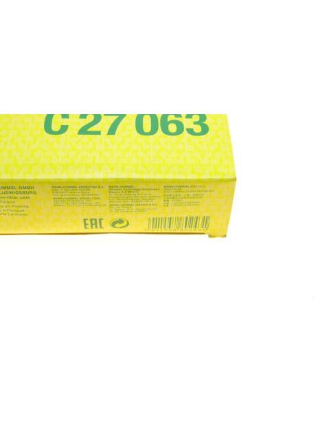 Фільтр повітряний TOYOTA C-HR 1.2, 2.0 16-, RAV4 2.5 18- (вир-во ) C27063 MANN (366139469)