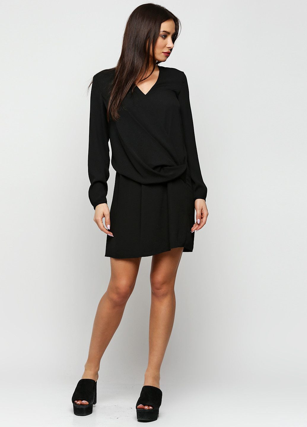 Чорна повсякденний сукня чорний Mango