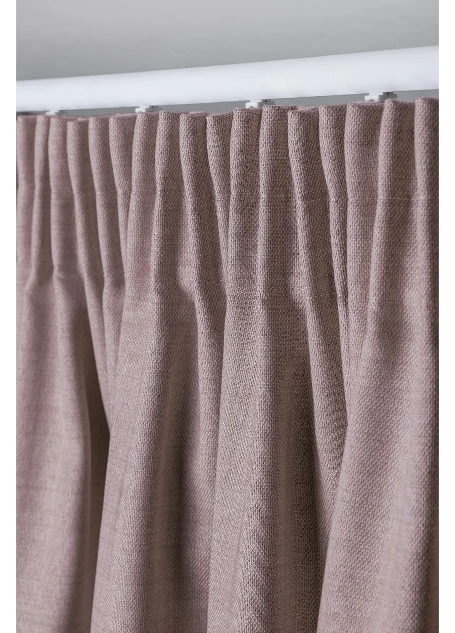 Димаут шторы (рогожка) 2шт. 2м х от 2,5м до 3м HYGG (370367275)