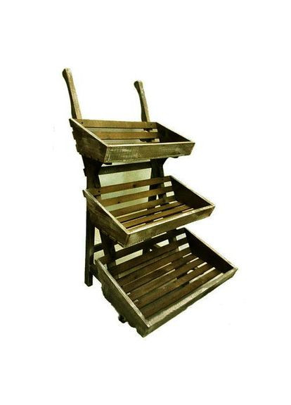 Стойка торговая из дерева Лепетан мускат (СРГ-002707) No Brand (328910729)