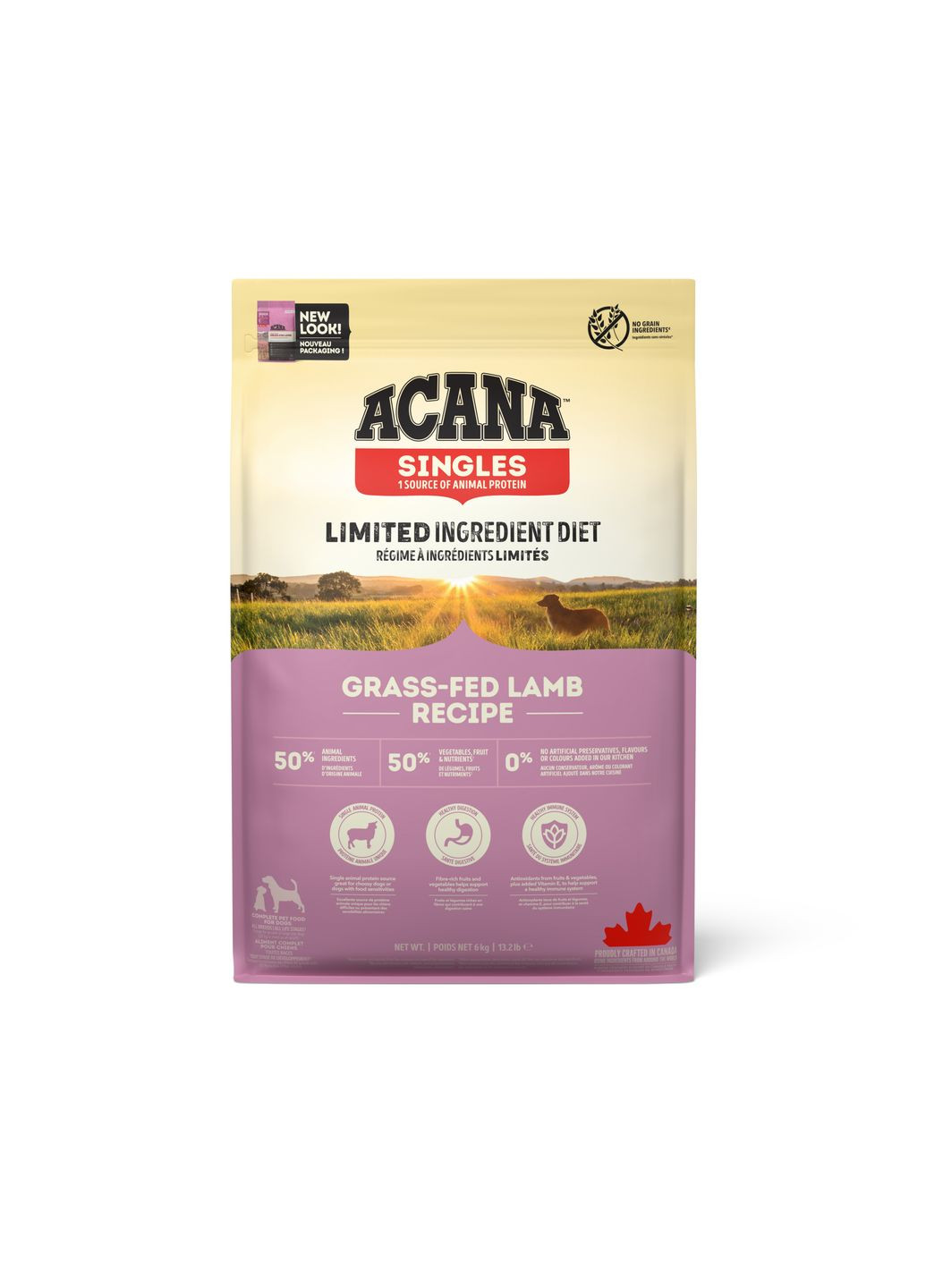 Сухой корм для собак всех пород Grass-Fed Lamb c ягненком 6 кг a57060 Acana (340713048)