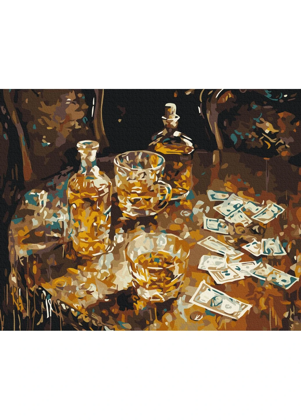 Картина за номерами "Золотий відпочинок" BS53980 Brushme (384210979)