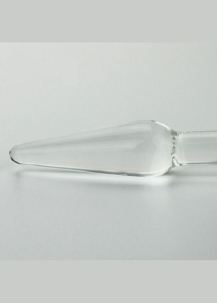 Анальная пробка S 2,5 см тонкая из прочного стекла для начинающих LYNX Ice Plug Focus (303891605)