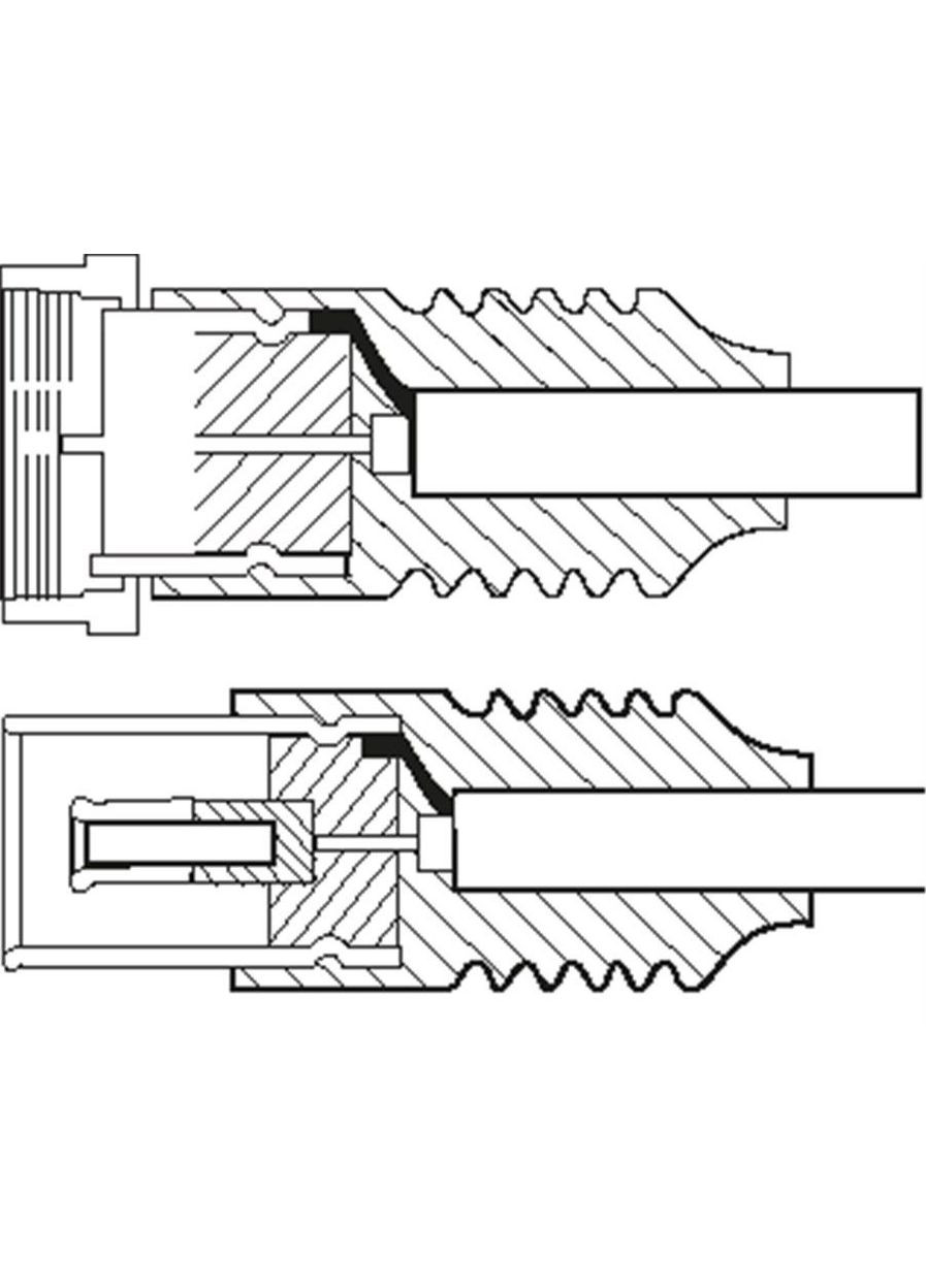 Кабель антенний RF:F Coaxial M/F (тато/мама) 5.0m 75 Ohm 2xShield D=5mm 70dB Goobay (369645979)