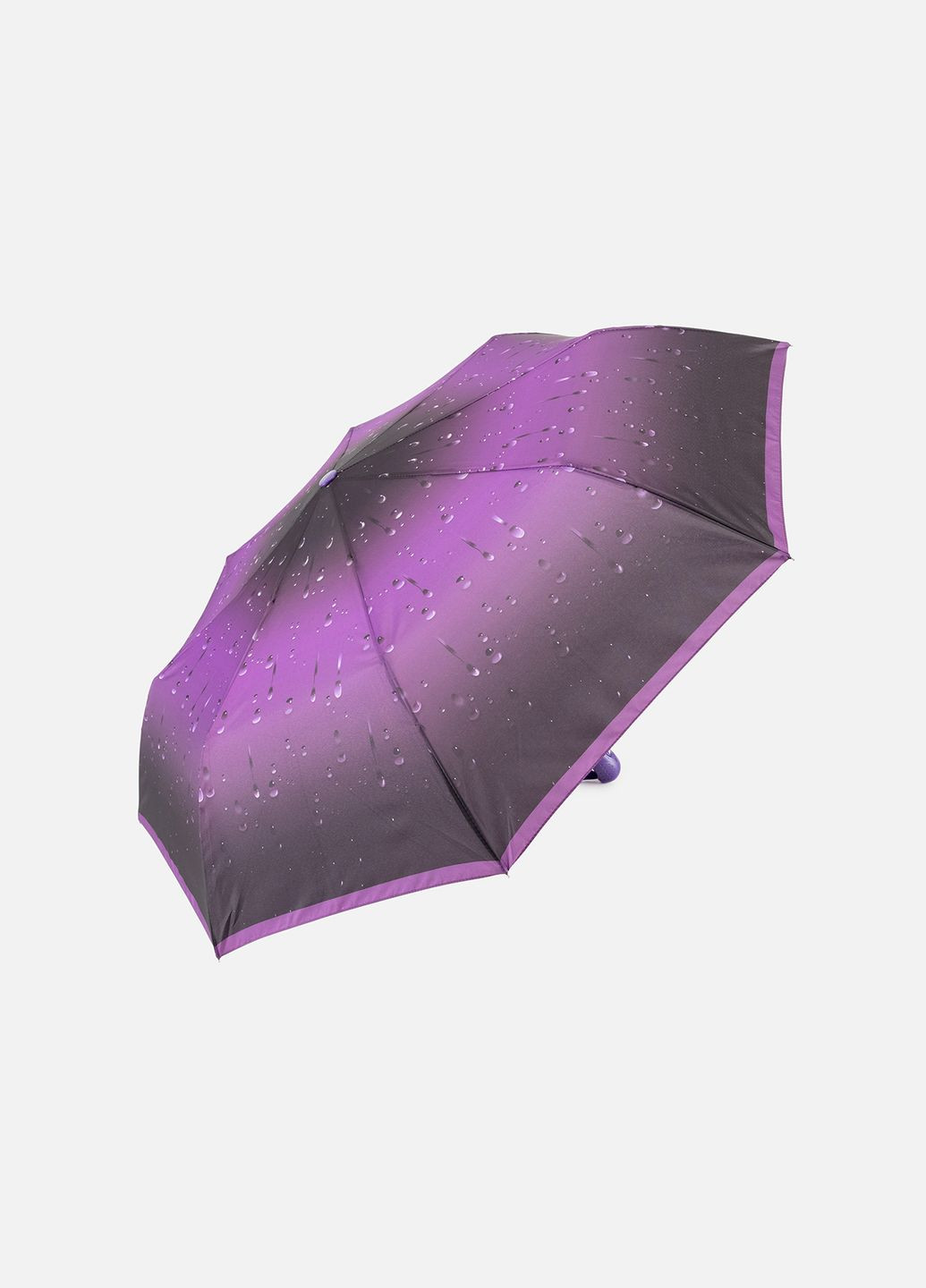 Женский полуавтоматический зонтик цвет фиолетовый ЦБ-00248850 No Brand (289843276)
