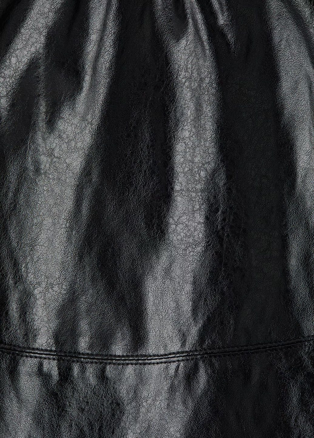 Черная праздничный однотонная юбка H&M