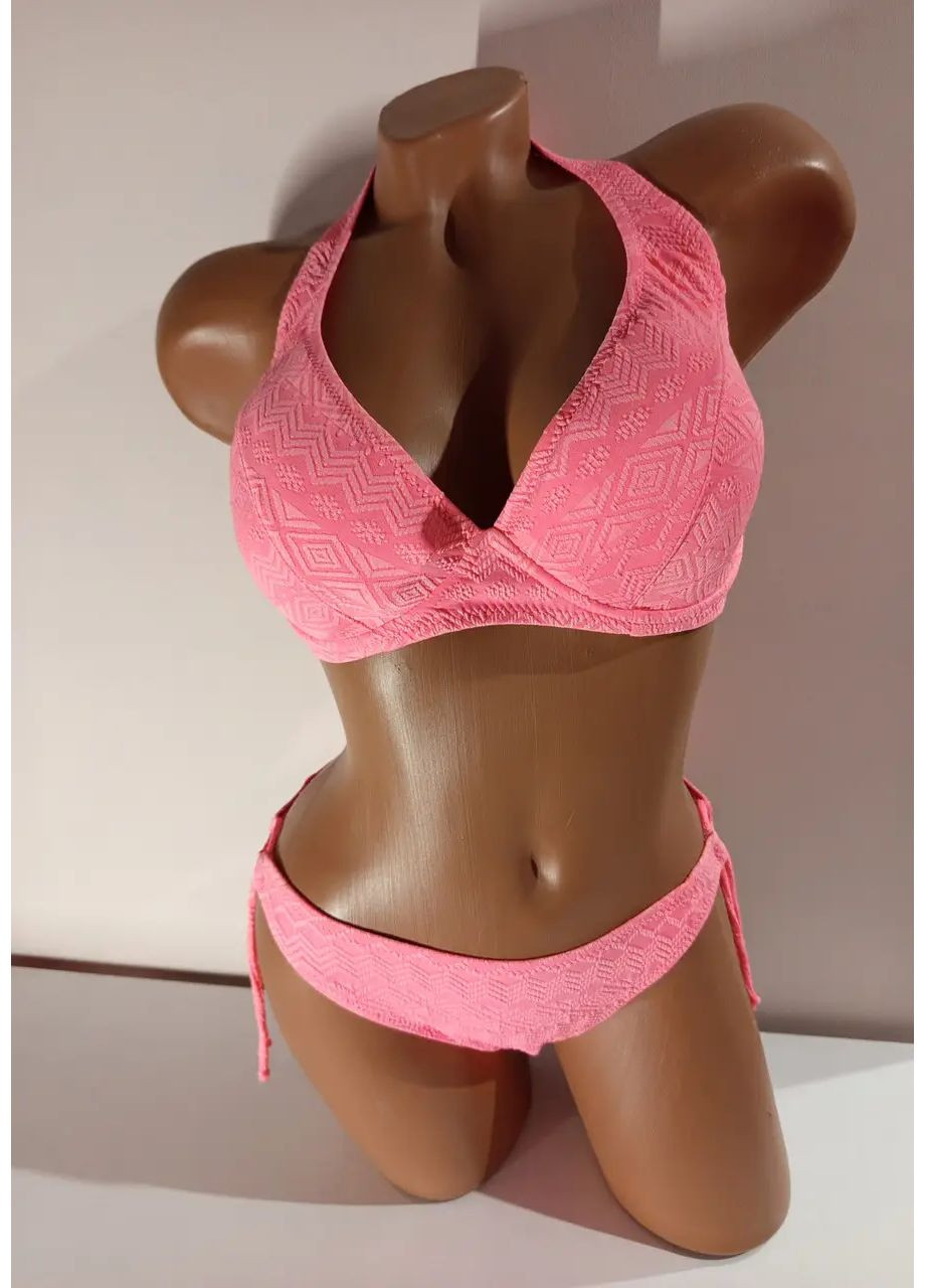 Розовый женский купальник 42e раздельный Polovi