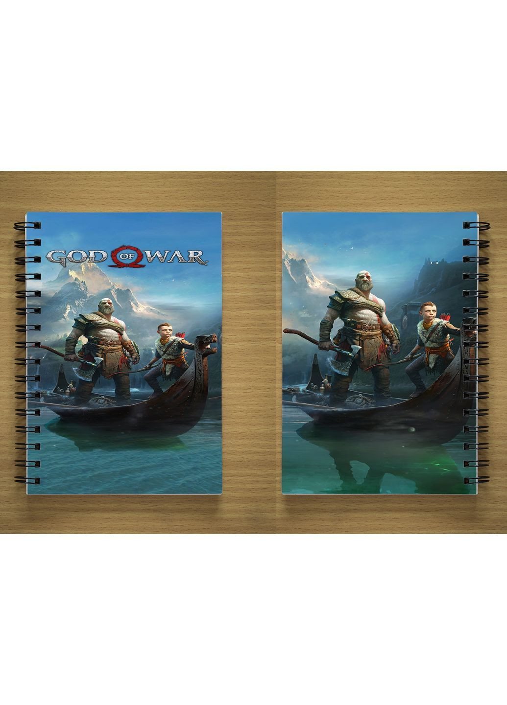 Блокнот Sketchbook Скетчбук с принтом God of War | Бог войны #01 Kika (366873627)