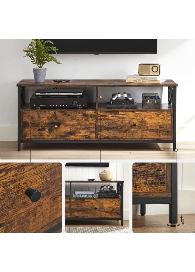 Тумба під телевізор Kamila в стилі Loft з 2 шухлядами Leobert (361951606)