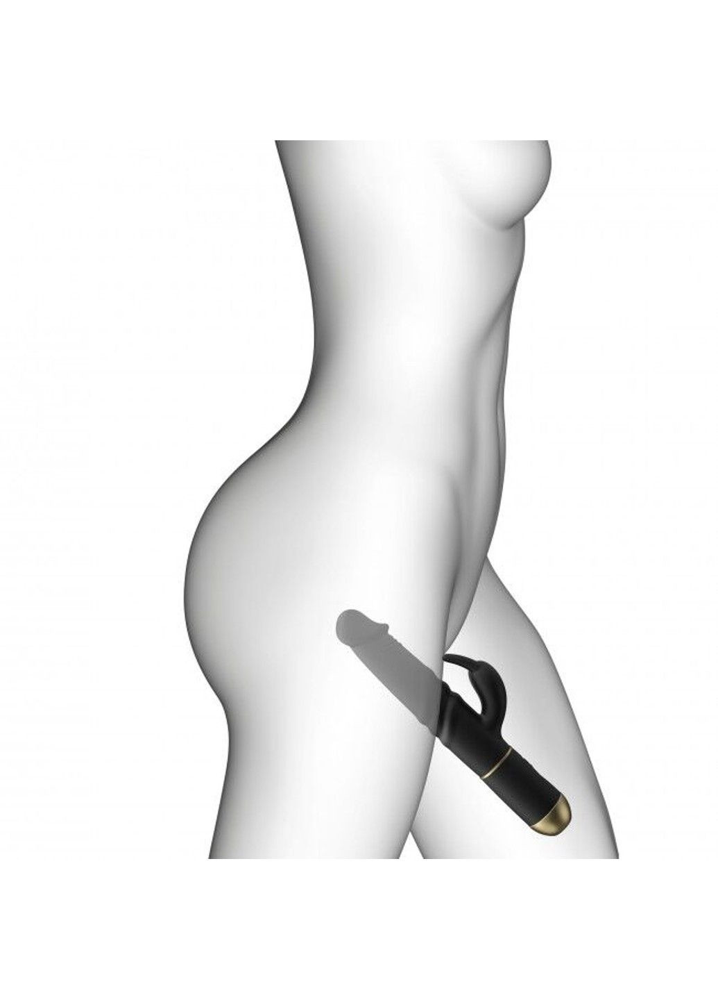 Вибратор Furious Rabbit 2.0 с возвратно-поступательными движениями головки, перезаряжаемый Dorcel (333333204)