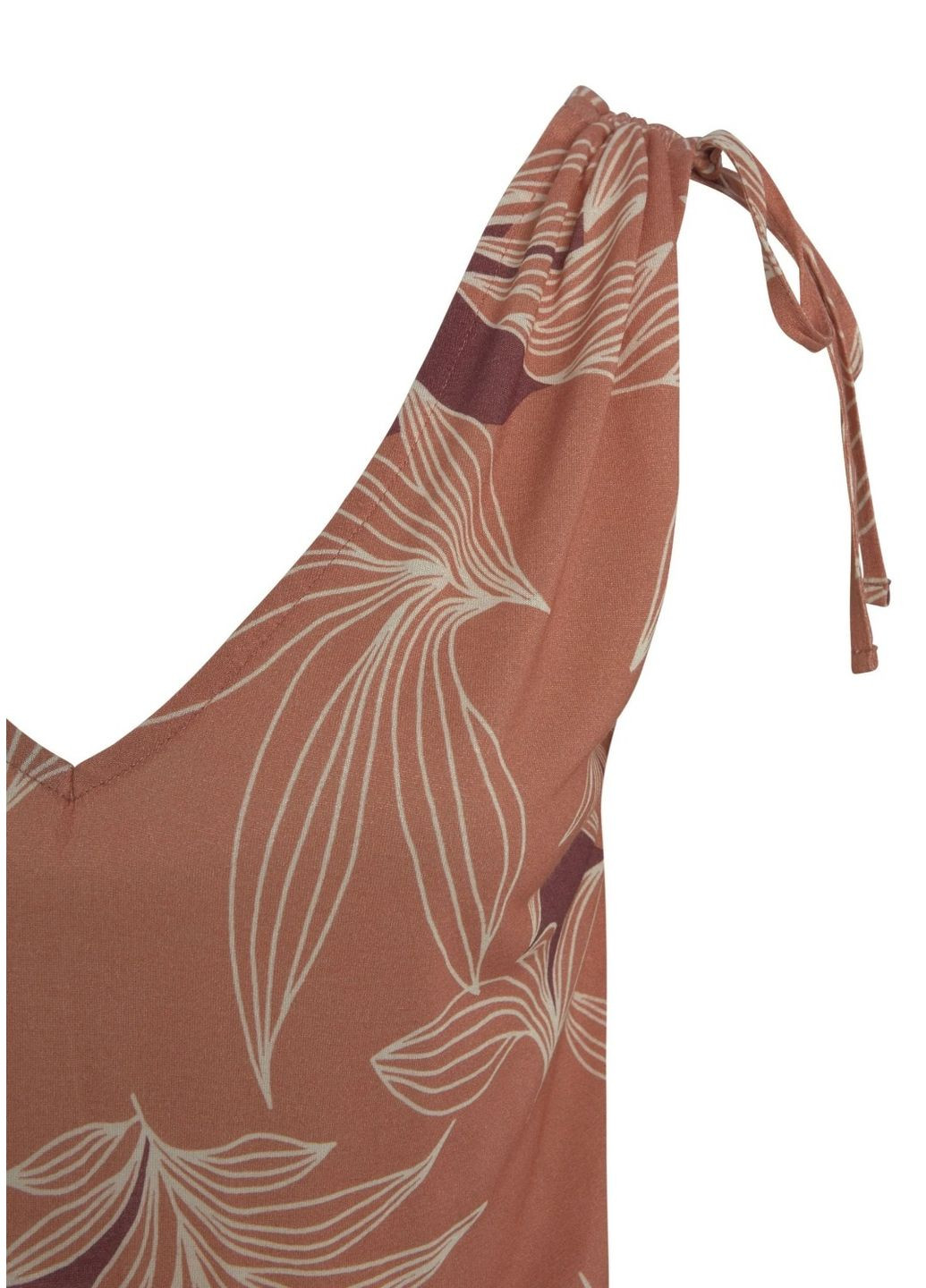 Комбинированное кэжуал платье Lascana с цветочным принтом