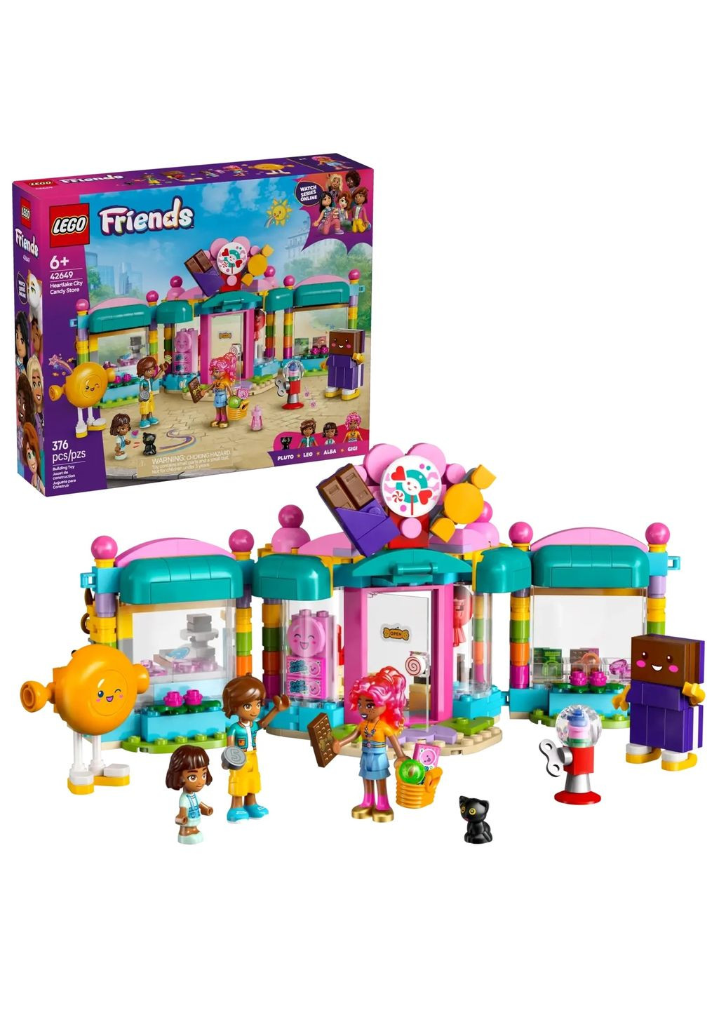 Конструктор Friends Кондитерская Хартлейк-Сити, 376 деталей () Lego 42649 (328401607)