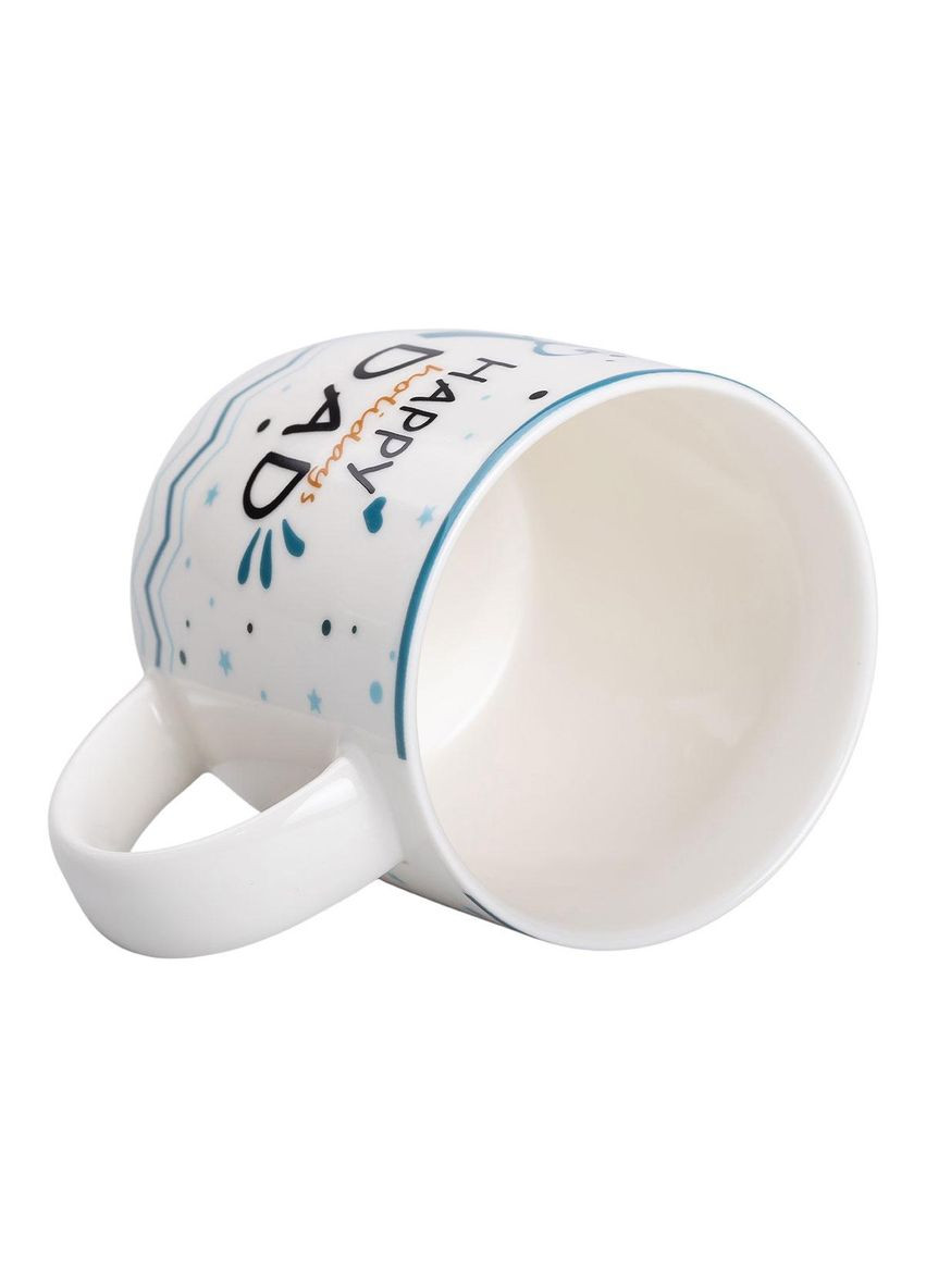 Кружка керамічна з написами 450 (мл) Happy holidays dad RX-N240278HD Liling Rongxiang Ceramic (357204248)