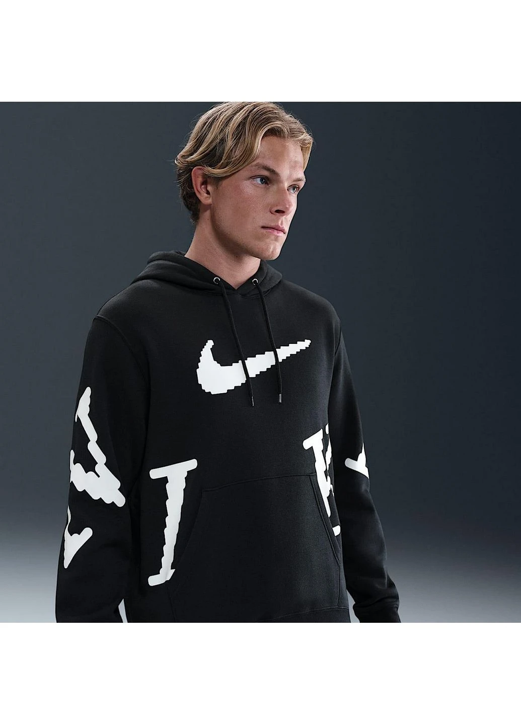 Черный свитшот m nk club hockey jsy neo vrsty black ih4258-010 Nike (398024905)
