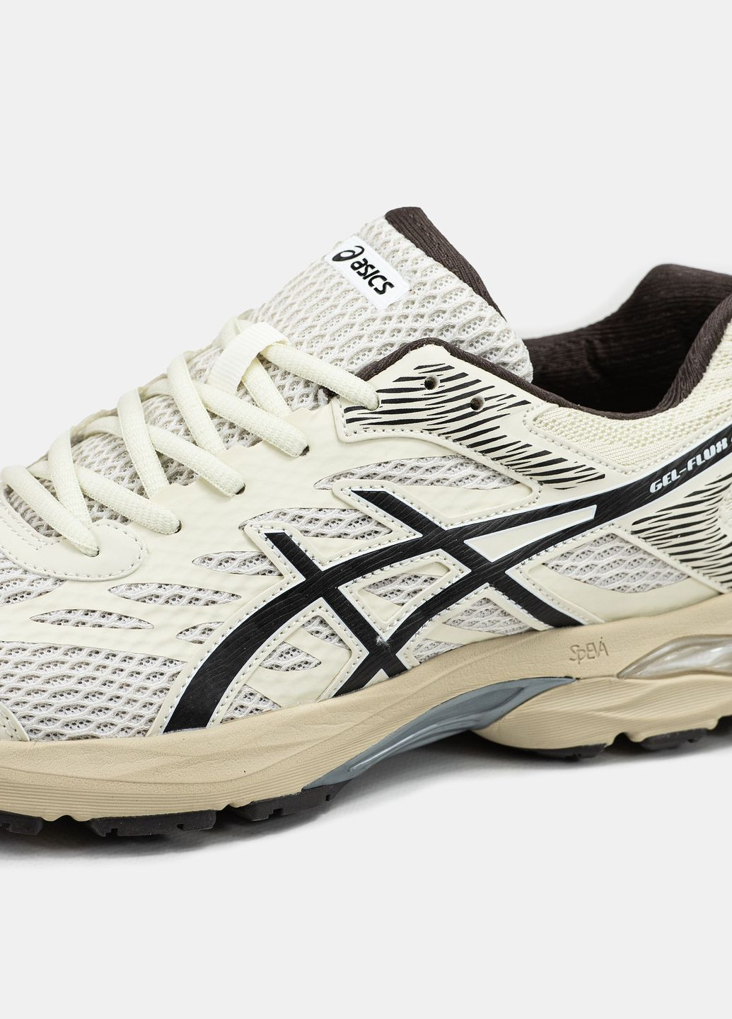 Бежеві всесезон кросівки чоловічі asics gel-flux 4 beige | асікс гель-флюкс 4 бежевий No Brand