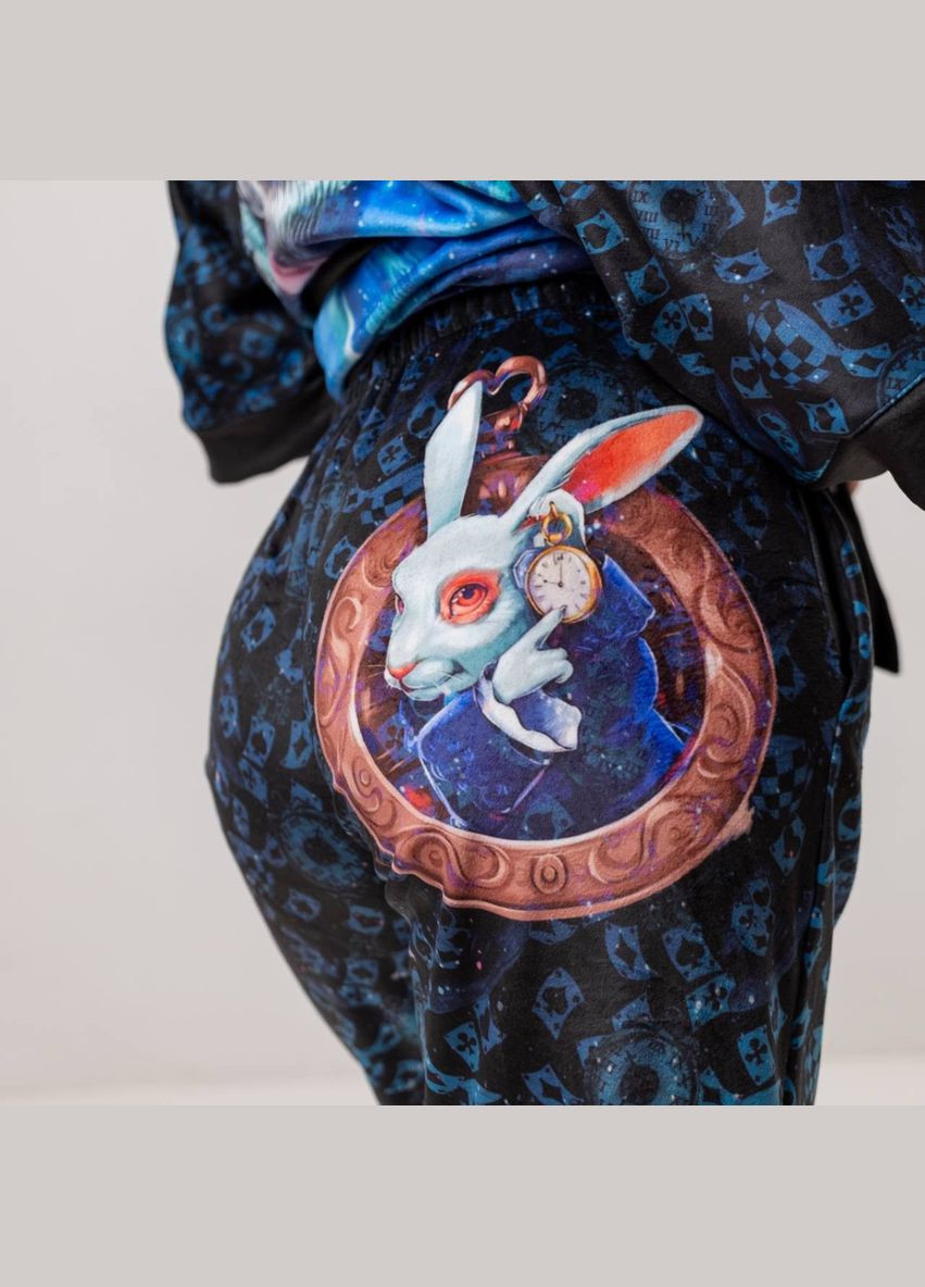 Халат женский из плюшевого велюра Алиса в стране чудес 3439_M 16040 M FlexDress (336873540)