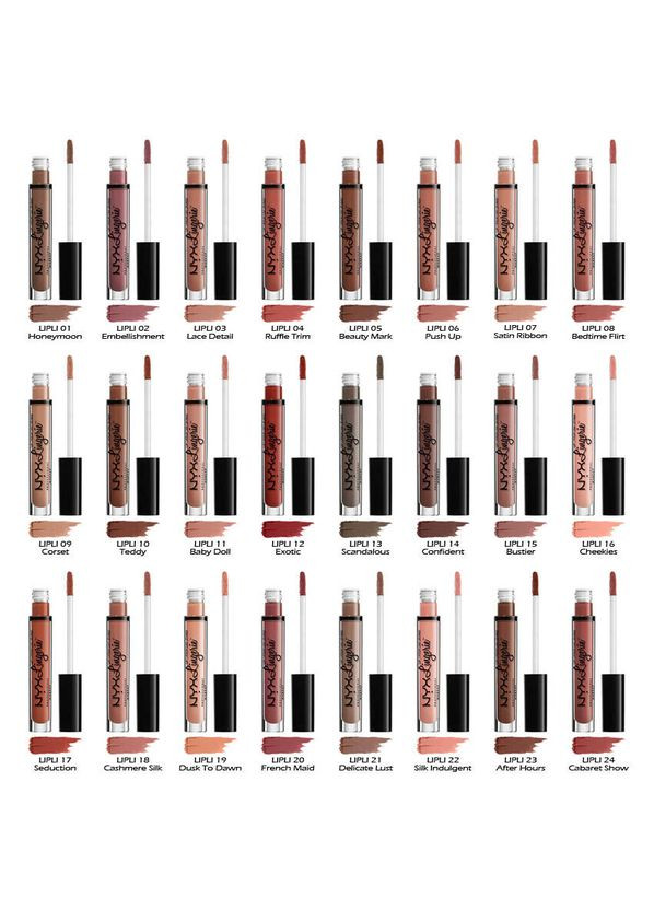 Рідка матова помада LIP LINGERIE CHEEKIES - PALE WARM NUDE (LIPLI16) NYX Professional Makeup (328453300)