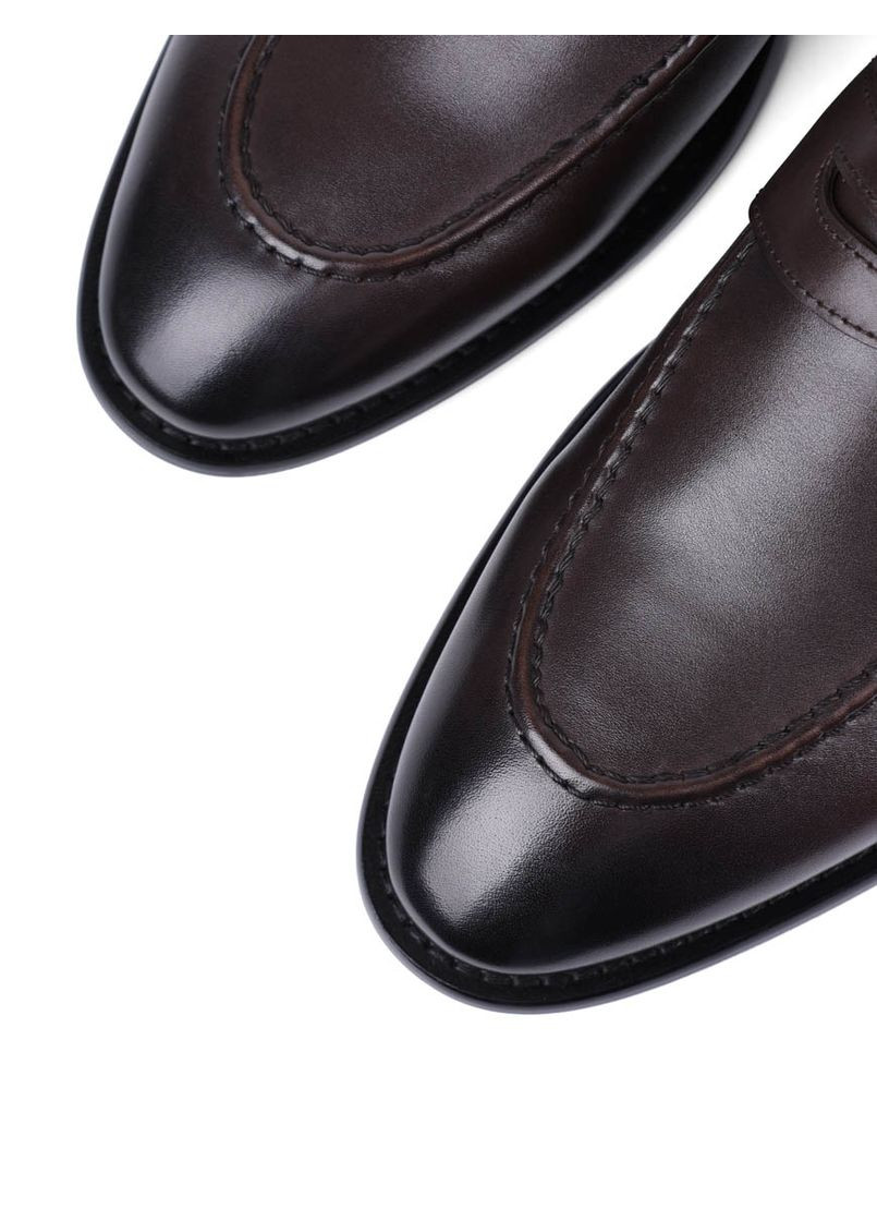 Коричневые мужские туфли кт1579-115-m322 коричневый кожа Miguel Miratez