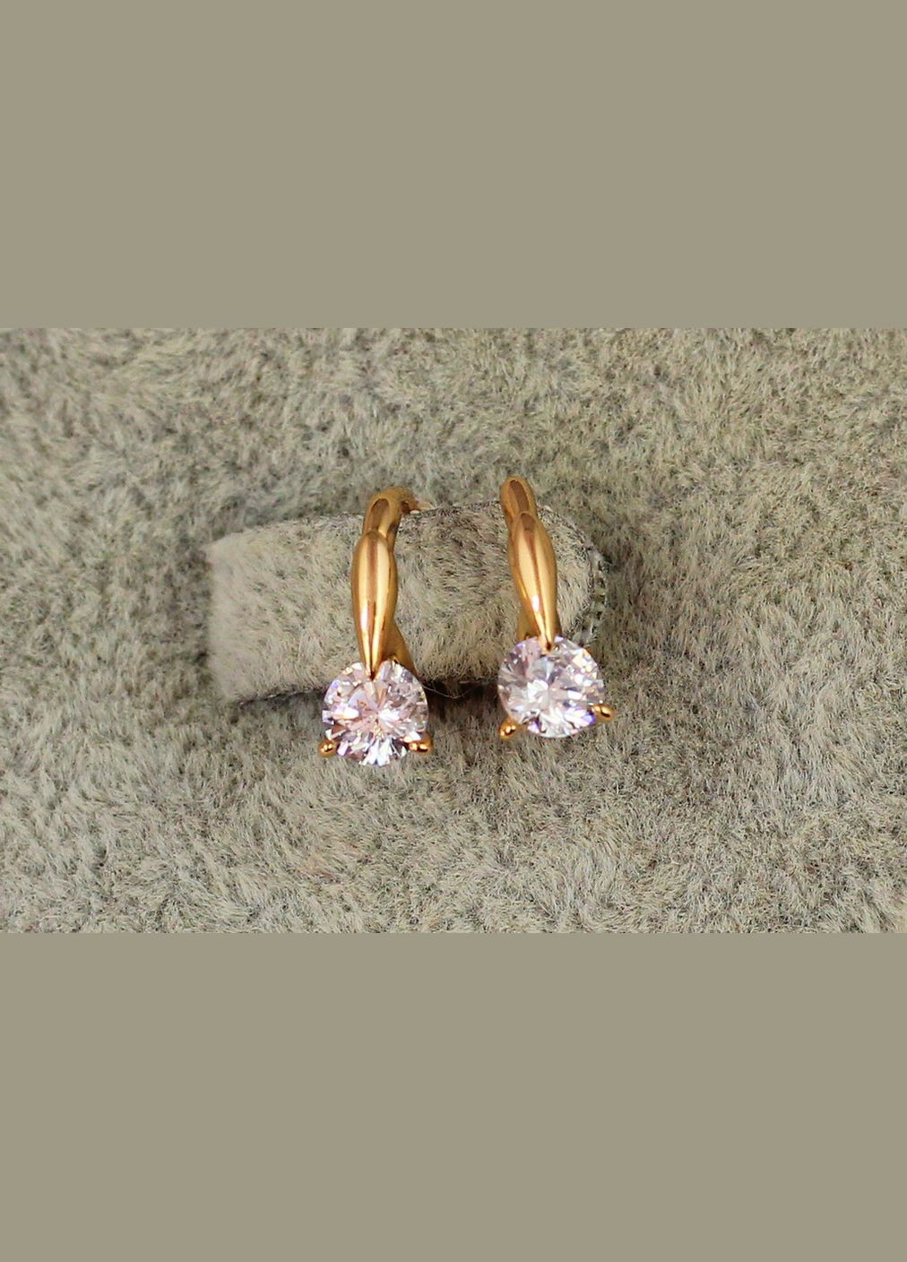 Серьги детские мгновение 11 мм золотистые Xuping Jewelry (316432904)