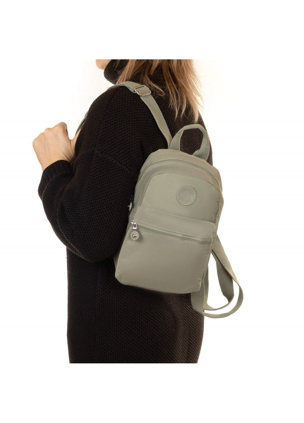 Женский тканевый рюкзак 7701 d.green Jielshi (322690681)