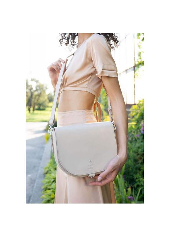 Сумка жіноча шкіряна через плече Ruby L світло-Біжова The Wings (302007260)
