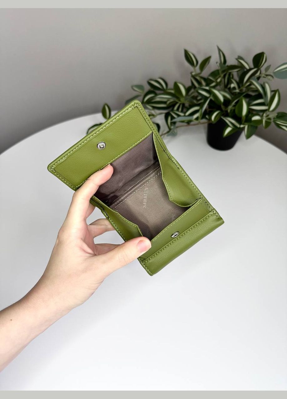 Жіночий гаманець на кнопці з євромонетницею Saralyn (294983639)