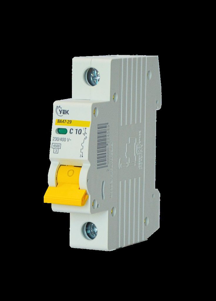 Выключатель автоматический 1-п УEK C 10A ВА47-29 MVA20-1-010-C-U УЕК (336905834)