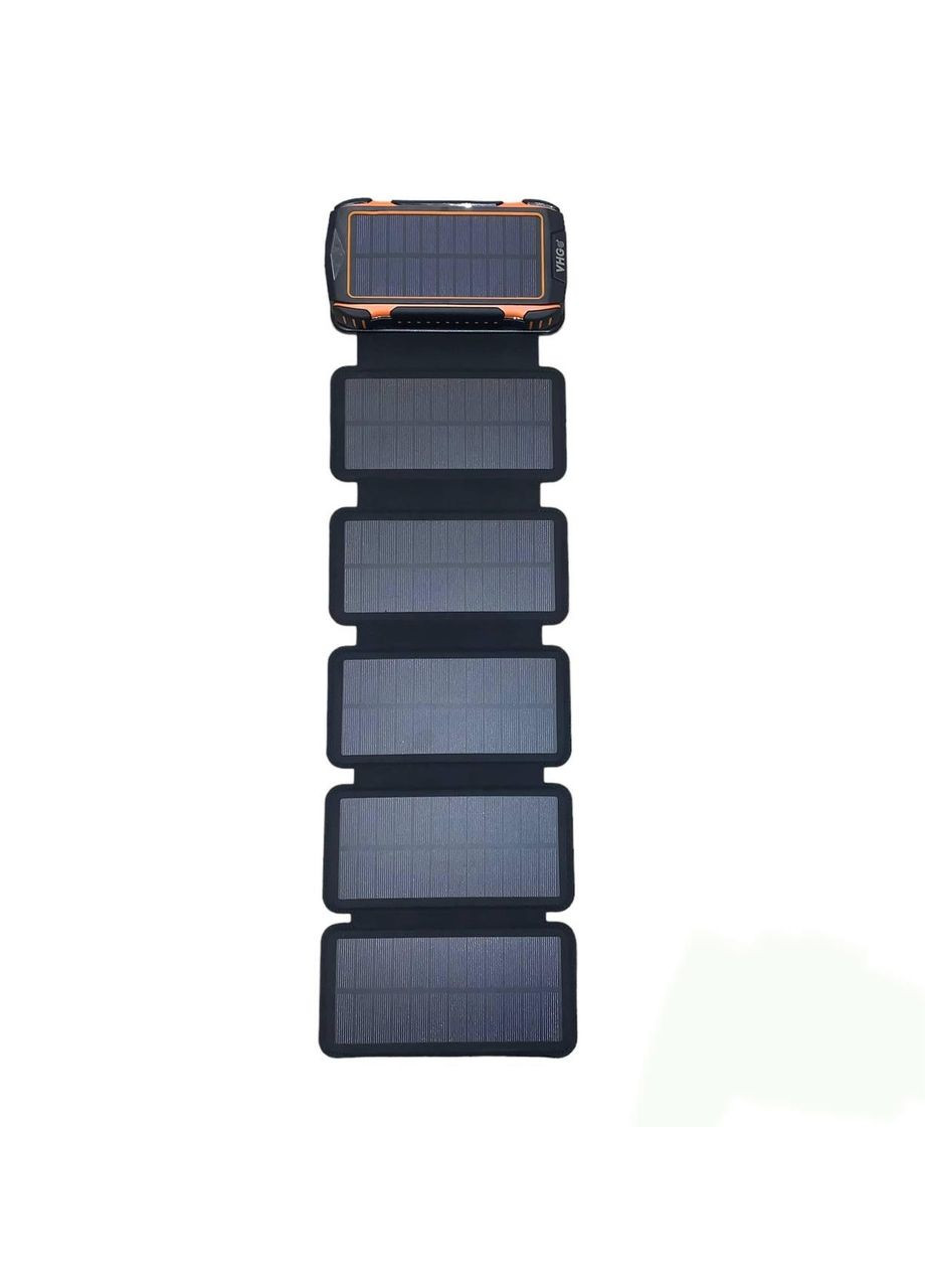 УМБ з сонячною панеллю WSC26 30000 mAh 5 panel Wireless Power Bank Black VHG (361111356)